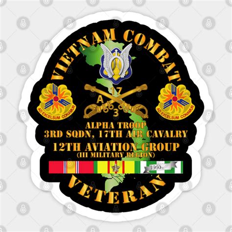 Vietnam Combat Cavalry Vet W Alpha Troop 3rd Sqn 17th Air Cav 12th