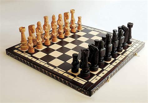 Luxury Caesar Exclusive Wooden Chess Set 60 X 60cm Hand Carved Etsy