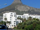President Protea Hotel, Bantry bay, Cape Town with Lion's Head behind ...