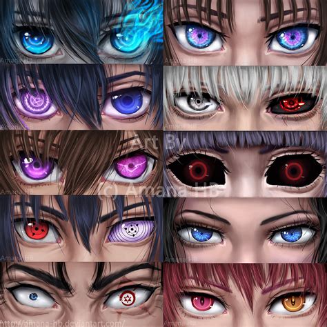 Can You Name All These Anime Eyes Want A Free Drawing