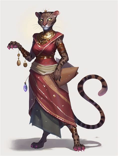 Ai Tabaxi In 2023 Concept Art Characters Dnd Characters Pathfinder
