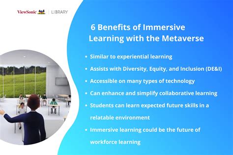 6 Benefits Of Immersive Learning With The Metaverse Viewsonic Library