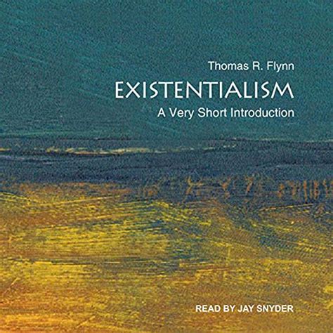 Existentialism A Very Short Introduction Audio Download Thomas