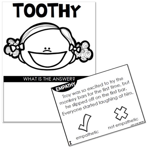 Toothy Social Emotional Learning 1st And 2nd Grade Empathy