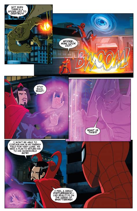 Marvel Universe Ultimate Spider Man Vs The Sinister Six Chapter Page