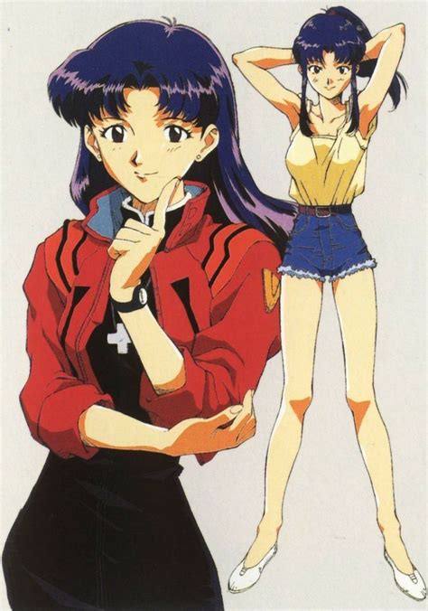 Misato Katsuragi De La Serie Evangelion Evangelion Personajes Chica