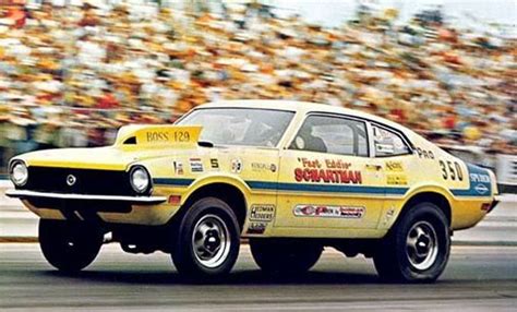 Fast Eddie Schartman 1970 Maverick Pro Stock Boss 429 Drag Racing