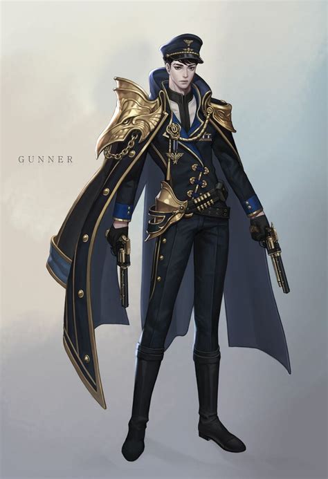 Artstation Gunner Yoonart Game Character Design Fantasy Character
