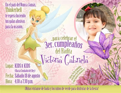 6 free roblox invitations for birthday party. TARJETA INVITACION CUMPLEAÑOS HADAS | Disney characters ...