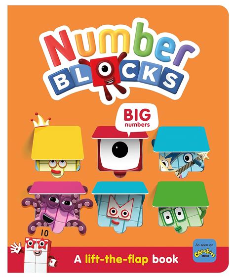 Numberblocks Big Numbers A Lift The Flap Book Board Book
