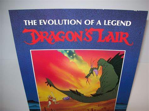 Dragons Lair Arcade Flyer Original Video Game Laser Art Cinematronics