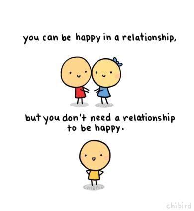 So true!! Be happy single dont depend your happiness on someone. :) | Single and happy, Single ...