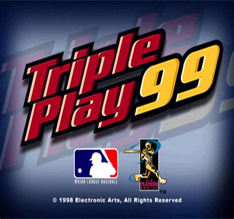 Triple Play 99 Screenshots For Playstation Mobygames