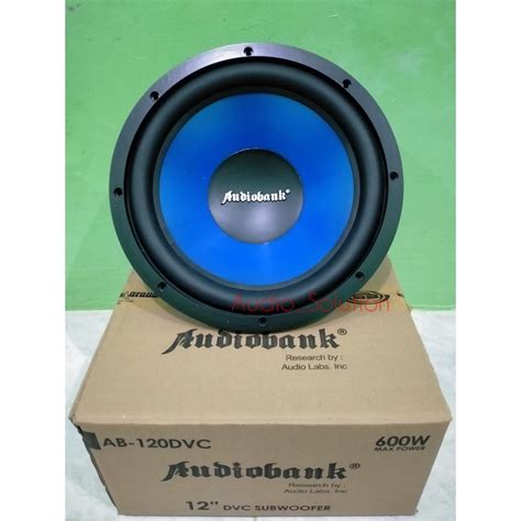 Jual Subwoofer Mobil 12 Inch Audiobank Ab 120dvc Double Coil