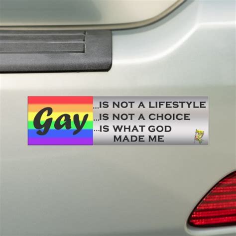 Gay Is Bumper Sticker Zazzle