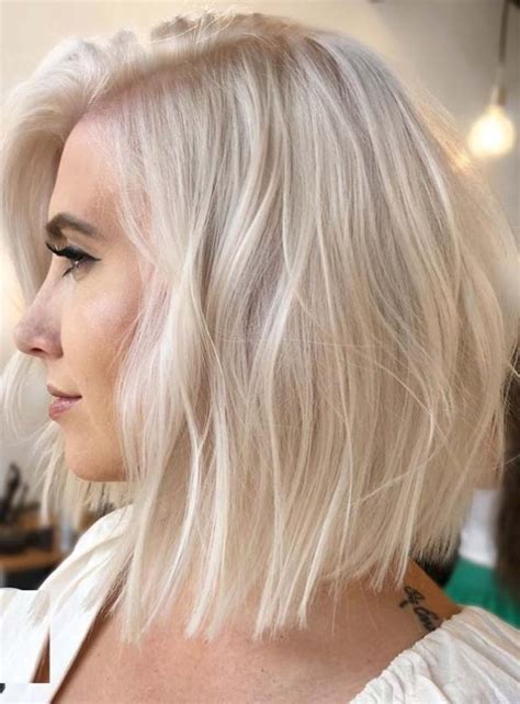 Trending Platinum Blonde Bob Haircuts For Women 2018 Stylezco