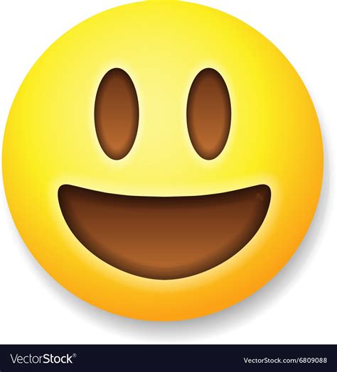 Emoticon Laughing Emoji Smile Symbol Royalty Free Vector