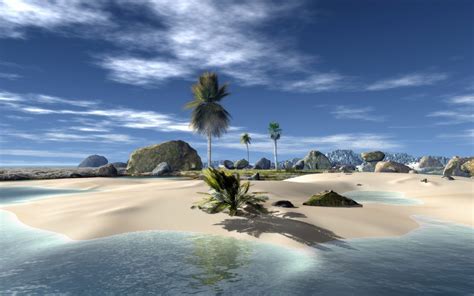 Free Download 1680x1050 3d Beach Desktop Pc And Mac Wallpaper 1680x1050 For Your Desktop