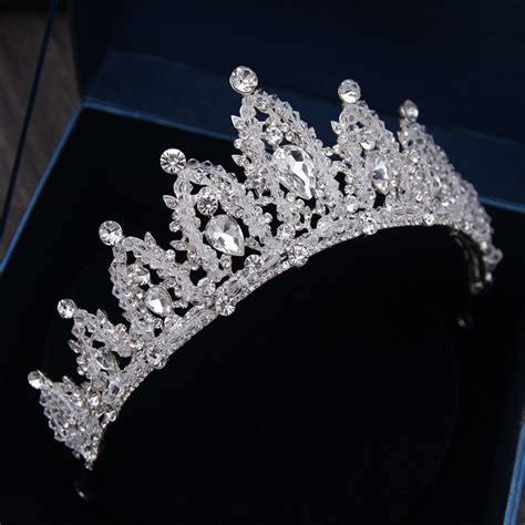 Tiara and diadem are two ornamental headdresses typically worn by royalty or nobility. Silver Diamond Diadem (Tiara) For A Bride - Exceptional Means