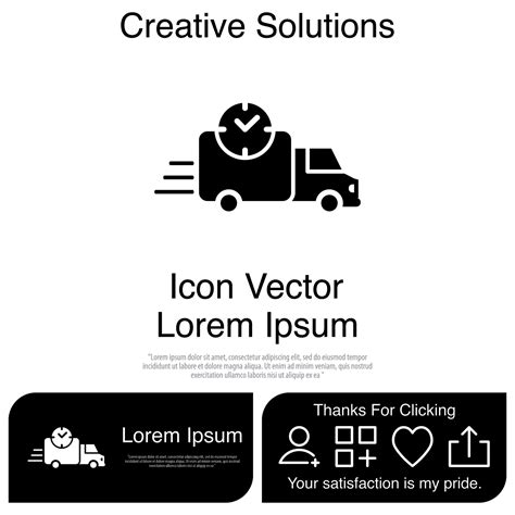 Delivery Icon Vector Eps 10 6554667 Vector Art At Vecteezy