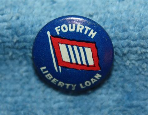 Collection Of 4 Different World War 1 Liberty Loan Pin