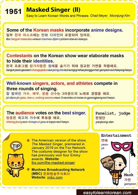 Easy To Learn Korean Language 1951 ~ 1960 Learn Korean Korean