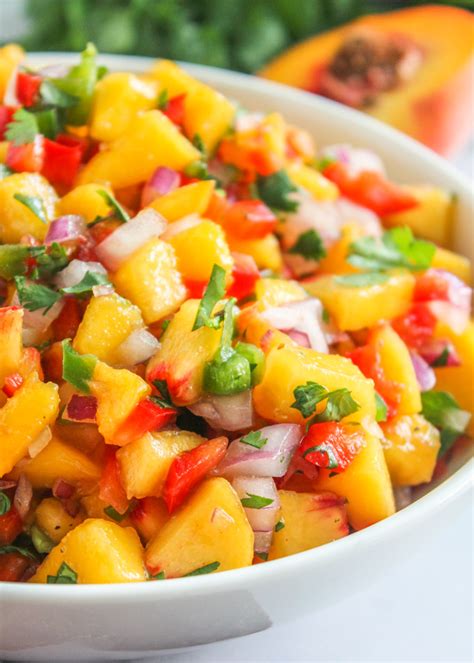 Fresh Peach Salsa