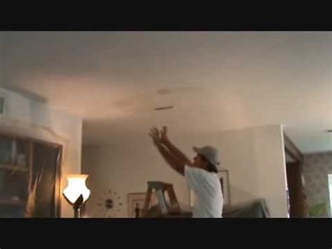 Keep in mind that it's often easier to simply remove damaged drywall back to dry material. How to repair a water damaged ceiling...Part 1 - YouTube