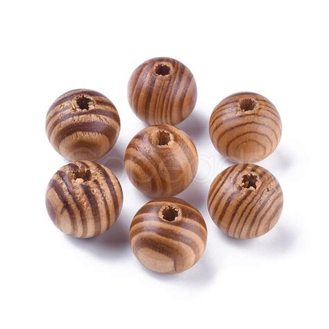 Cheap Round Natural Wood Beads Online Store