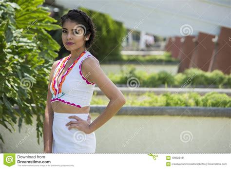 Photography Of Woman In White Sleeveless Two Piece Dress Picture Image 109923491