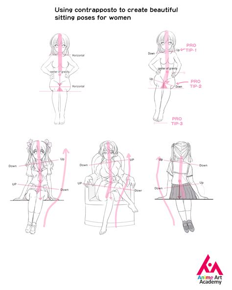 How To Draw Anime Sitting Poses