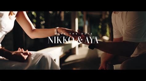 Nikko And Aya Prenup Save The Date Video Video Recording Video Recording Photograph