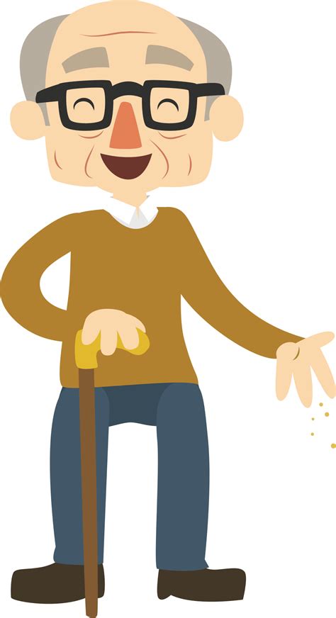 Old Person Cartoon Png Images And Photos Finder