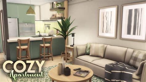 Cozy Ikea Style Apartment 1 Bdr 1 Bth The Sims 4 Cc Speed Build Artofit