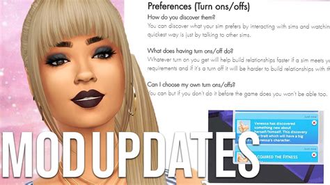 Mod Updates For The Sims 4 The Sims 4 Mods Youtube