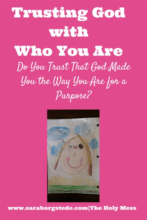 Trusting God With Who You Are