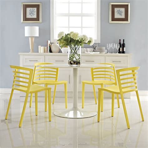 Yellow Dining Chairs Set Of 4