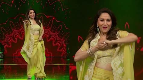 Madhuri Dixit Dances To Choli Ke Peeche Kya Hai On Indian Idol 13