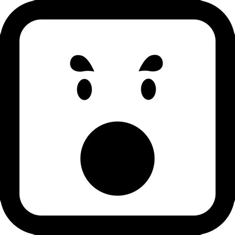 Surprised Face Png Icon Clipart Large Size Png Image Pikpng