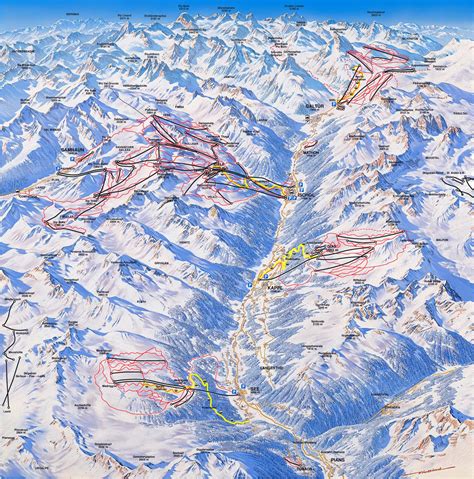 Kappl Galtür Ischgl And See Ski Map