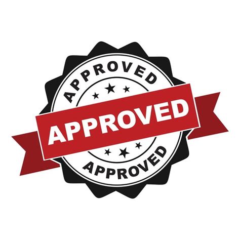 Seal Of Approval Clipart Vector Approved Stamp Round Grunge Approved