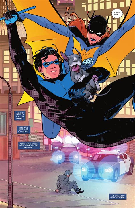 [excerpt] dick grayson barbara gordon and their daughter nightwing 87 r comicbooks