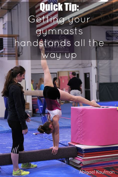 Quick Tip Handstands On Beam Swing Big Gymnastics Blog Gymnastics Skills Gymnastics
