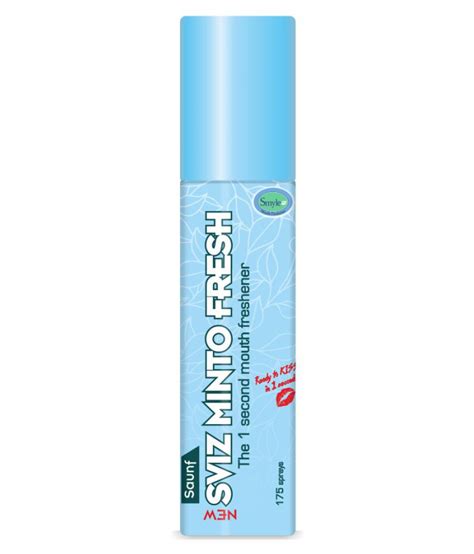 Smyle Breath Freshener Spray Saunf 60 G Pack Of 4 Buy Smyle Breath