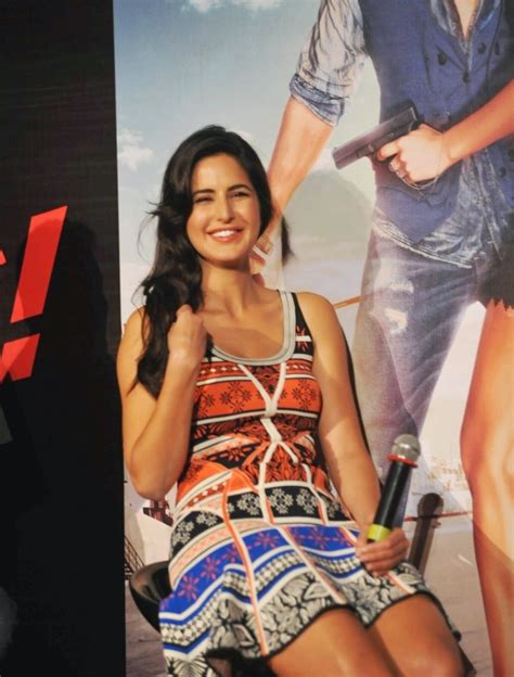 Fighting The Darkness Katrina Kaif Showcasing Her Toned Sexy Legs At Film Bang Bang Title