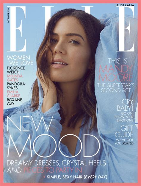 Why You Should Buy December Elle Mandy Moore And A Bonus Scarf