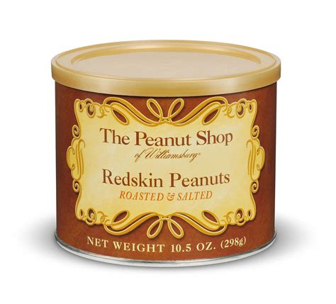 The Peanut Shop Of Williamsburg Redskin Peanuts Roasted And Salted 105
