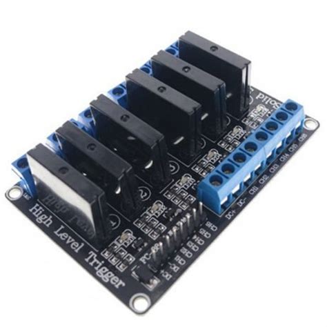 6 Channel 3 24v Relay Module Solid State High Level Ssr Dc Control Dc