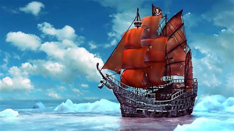 Pirate Ship Wallpaper Wallpapersafari