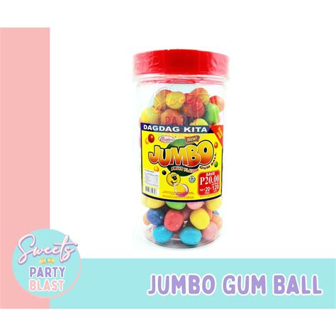 Jumbo Bubble Gum Jar 120pcs Shopee Philippines